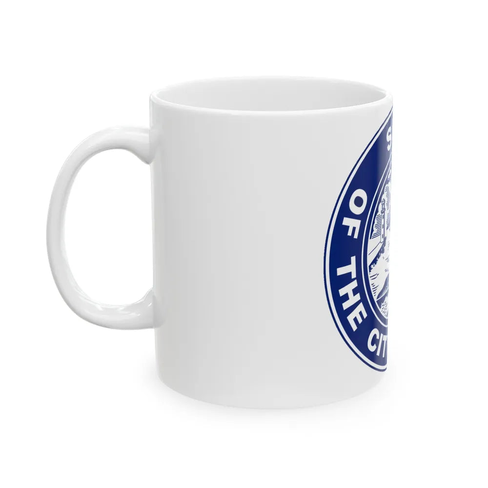 Seal of Buffalo New York - White Coffee Mug-Go Mug Yourself