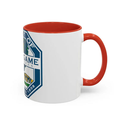 Seal of Burlingame California - Accent Coffee Mug - Go Mug Yourself