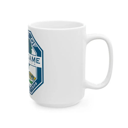 Seal of Burlingame California - White Coffee Mug - Go Mug Yourself