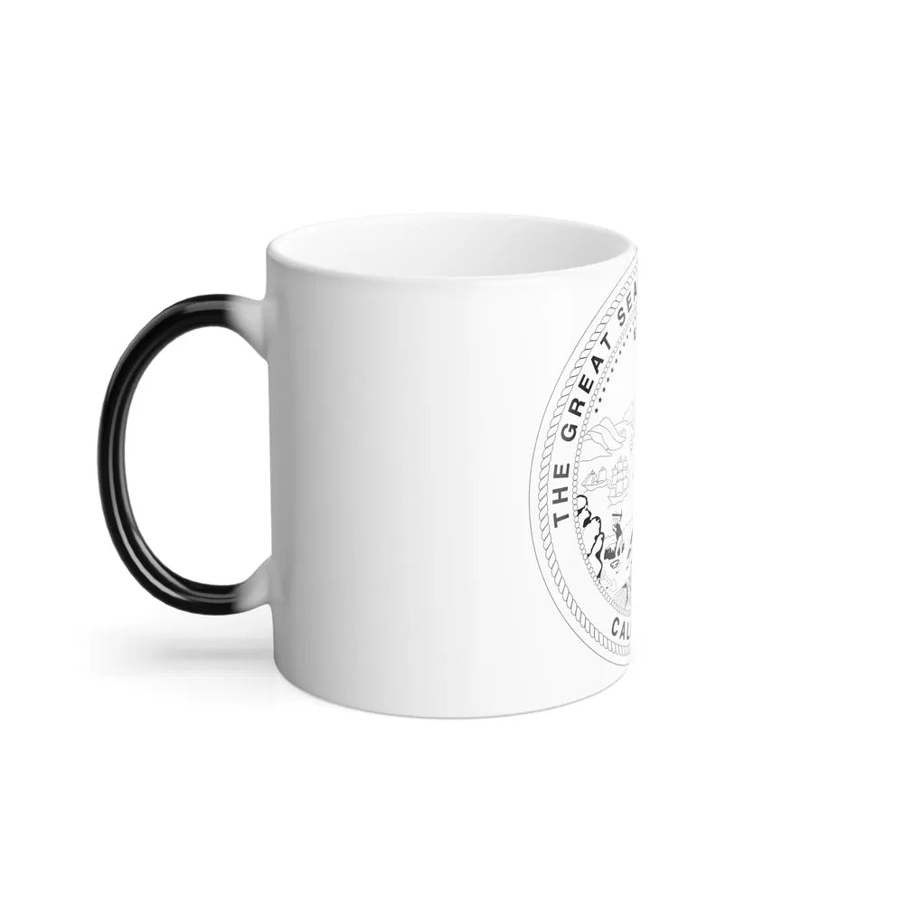 Seal of California BW - Color Changing Mug 11oz-Go Mug Yourself