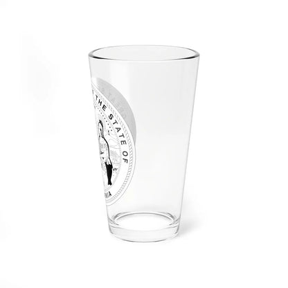 Seal of California BW - Pint Glass 16oz-Go Mug Yourself