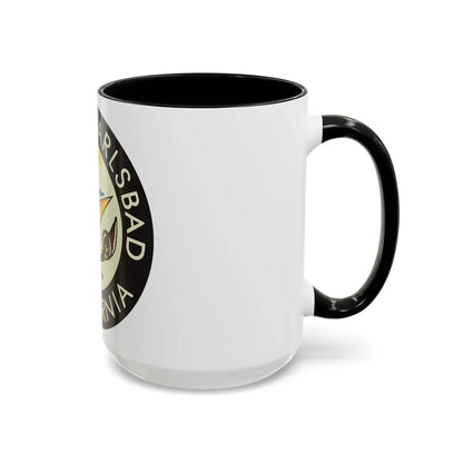 Seal of Carlsbad California - Accent Coffee Mug - Go Mug Yourself