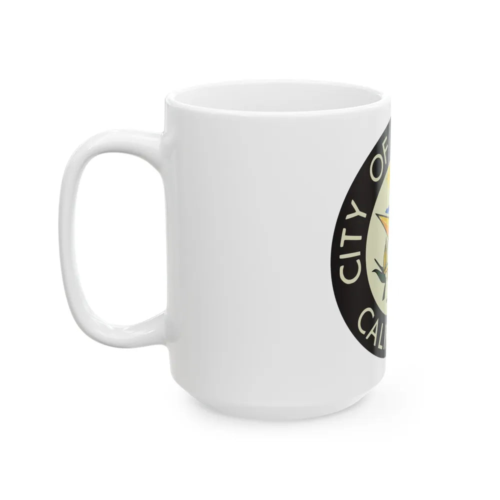 Seal of Carlsbad California - White Coffee Mug-Go Mug Yourself