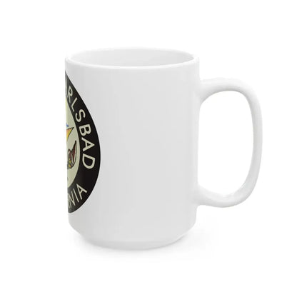 Seal of Carlsbad California - White Coffee Mug - Go Mug Yourself