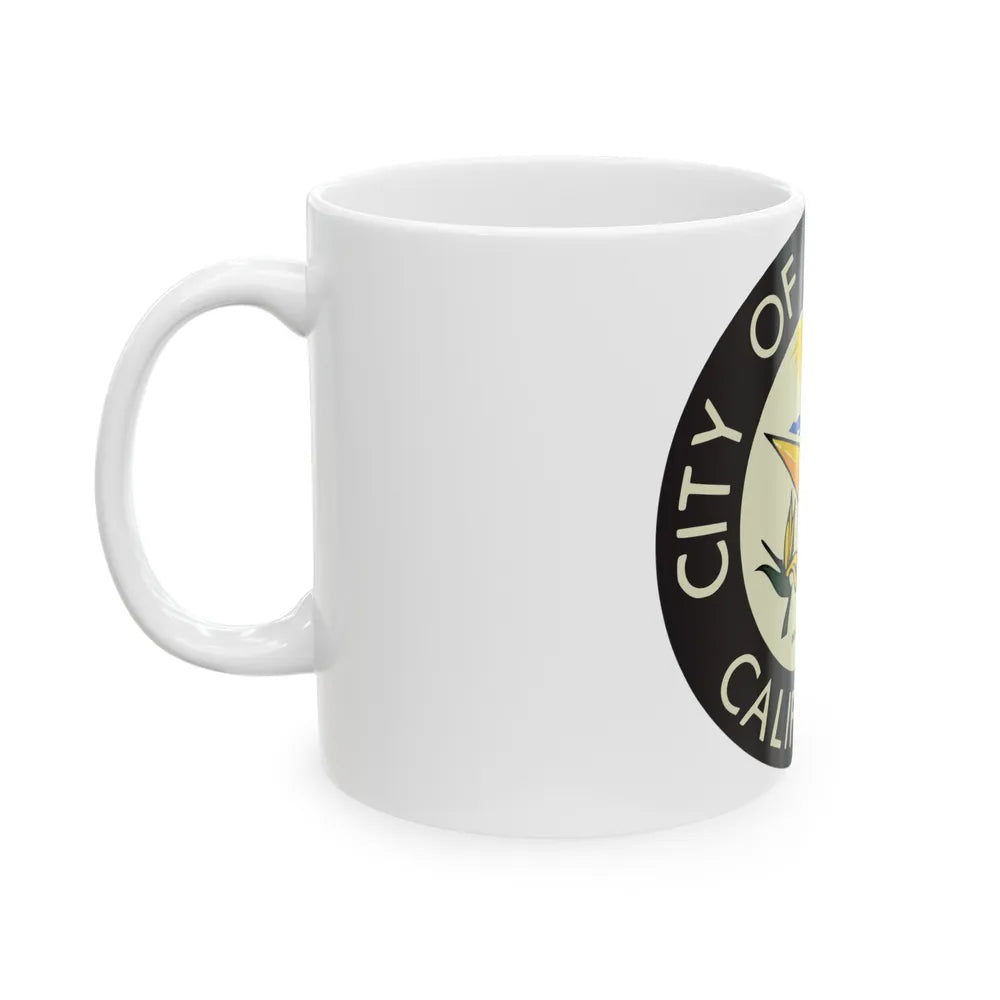 Seal of Carlsbad California - White Coffee Mug-Go Mug Yourself