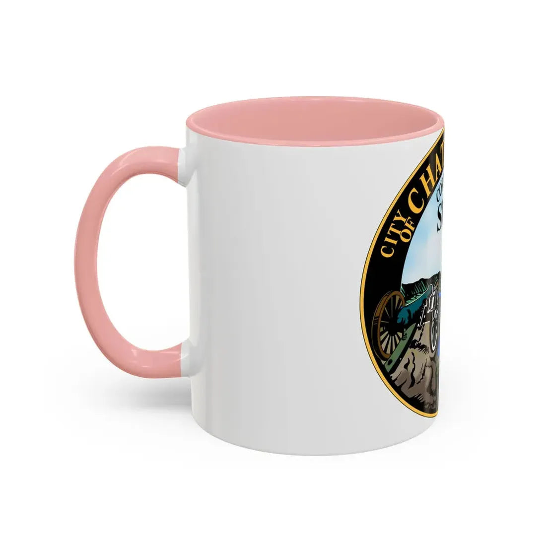 Seal of Chattanooga Tennessee - Accent Coffee Mug - Go Mug Yourself