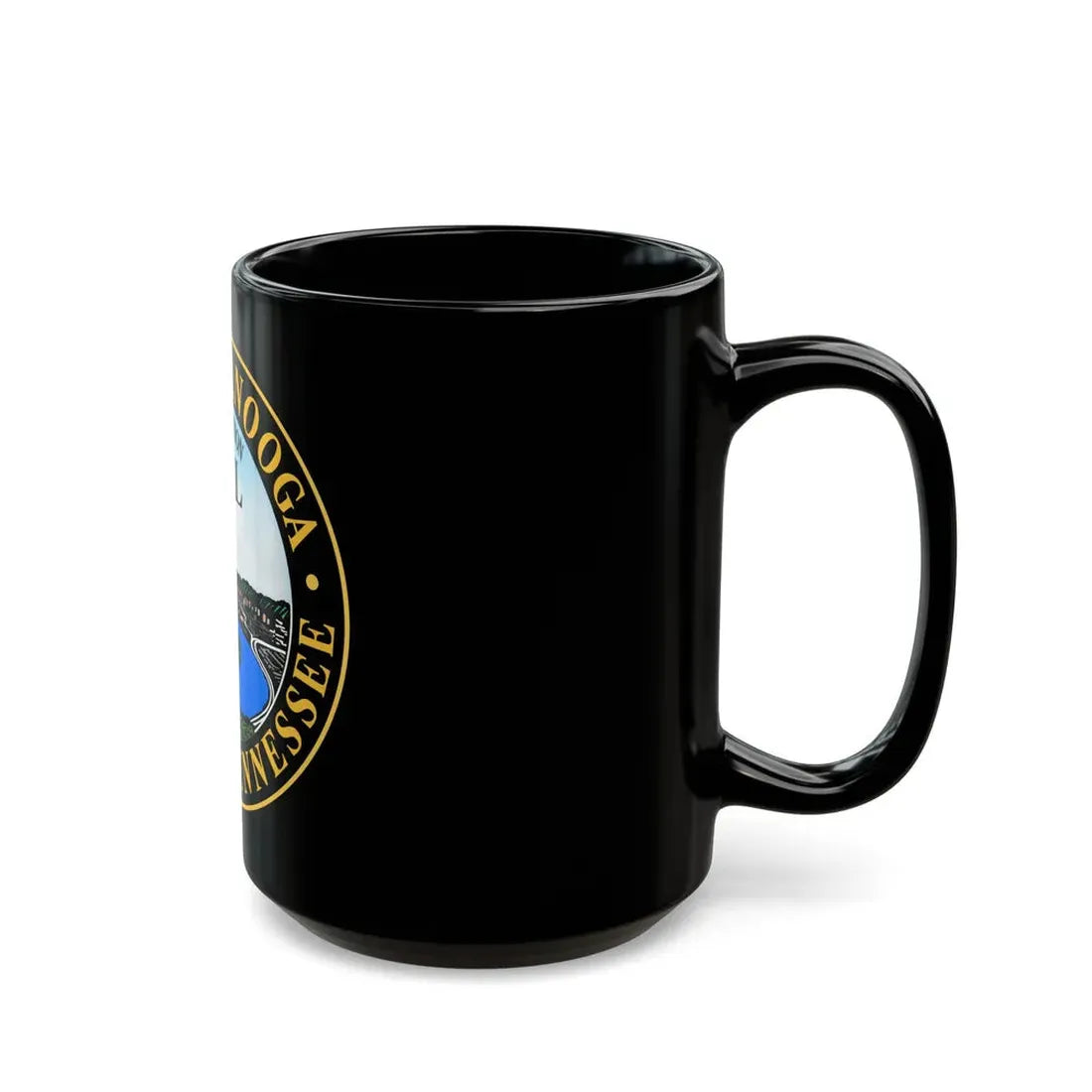 Seal of Chattanooga Tennessee - Black Coffee Mug - Go Mug Yourself
