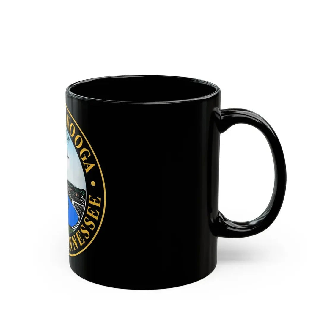 Seal of Chattanooga Tennessee - Black Coffee Mug - Go Mug Yourself