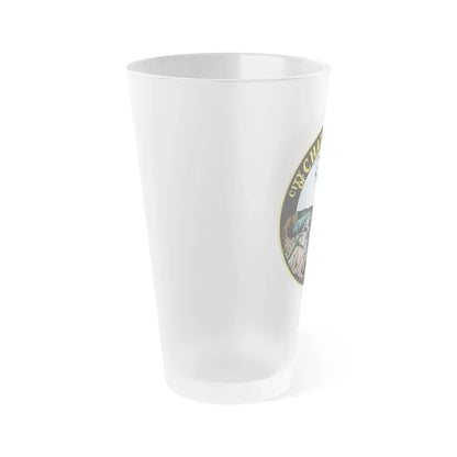 Seal of Chattanooga Tennessee - Frosted Pint Glass 16oz - Go Mug Yourself