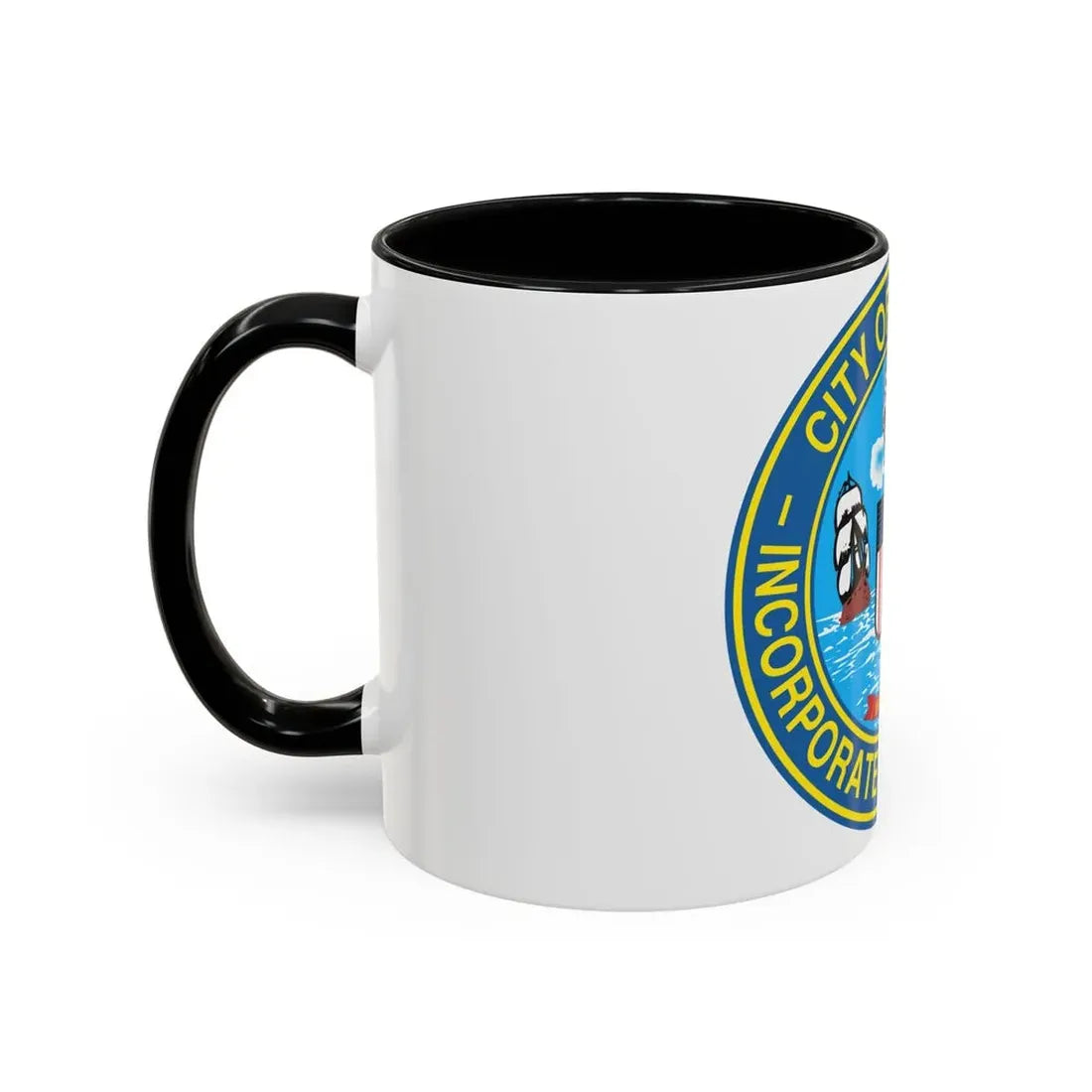 Seal of Chicago Illinois - Accent Coffee Mug - Go Mug Yourself