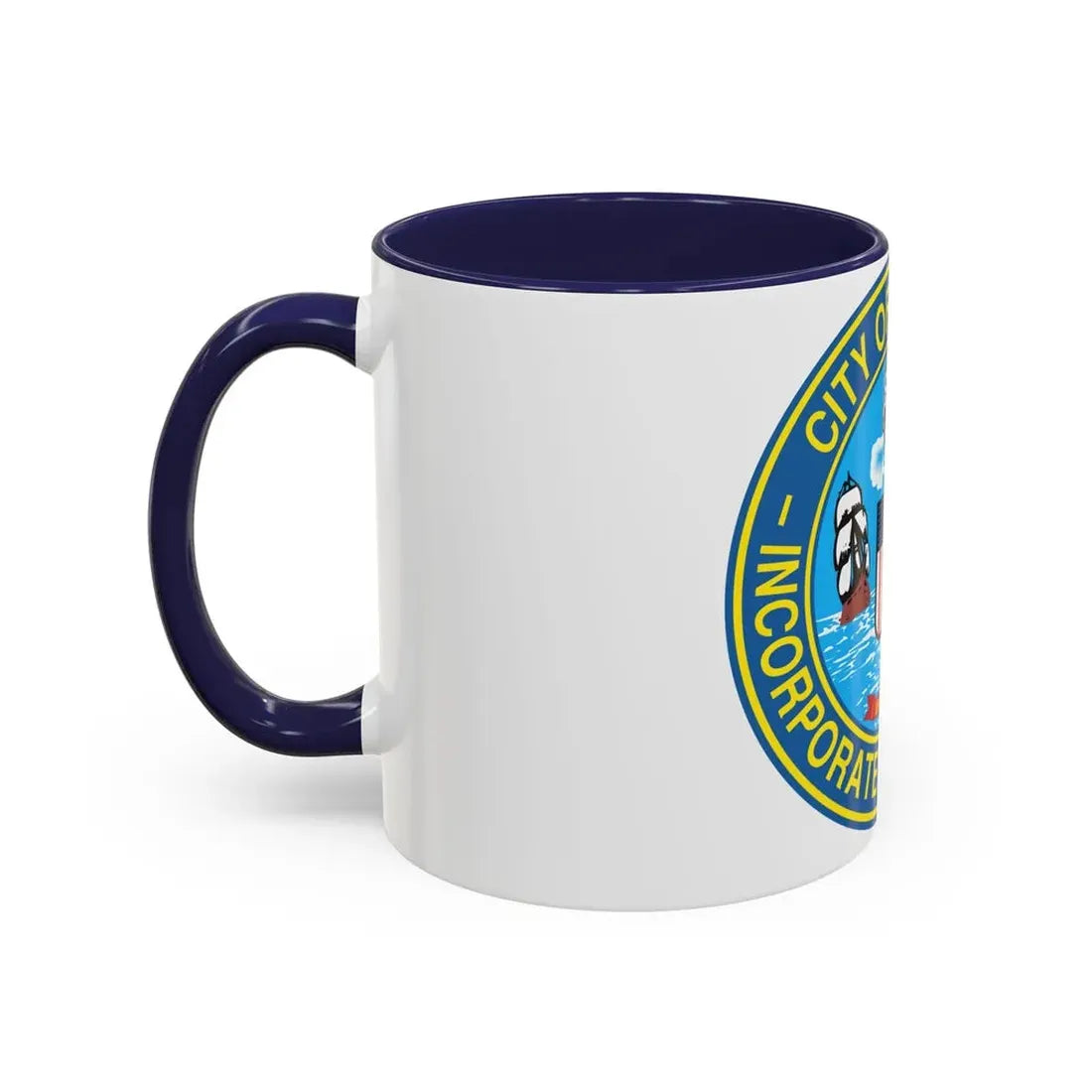 Seal of Chicago Illinois - Accent Coffee Mug - Go Mug Yourself