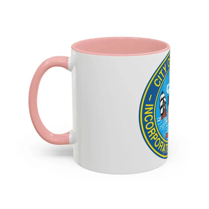 Seal of Chicago Illinois - Accent Coffee Mug - Go Mug Yourself