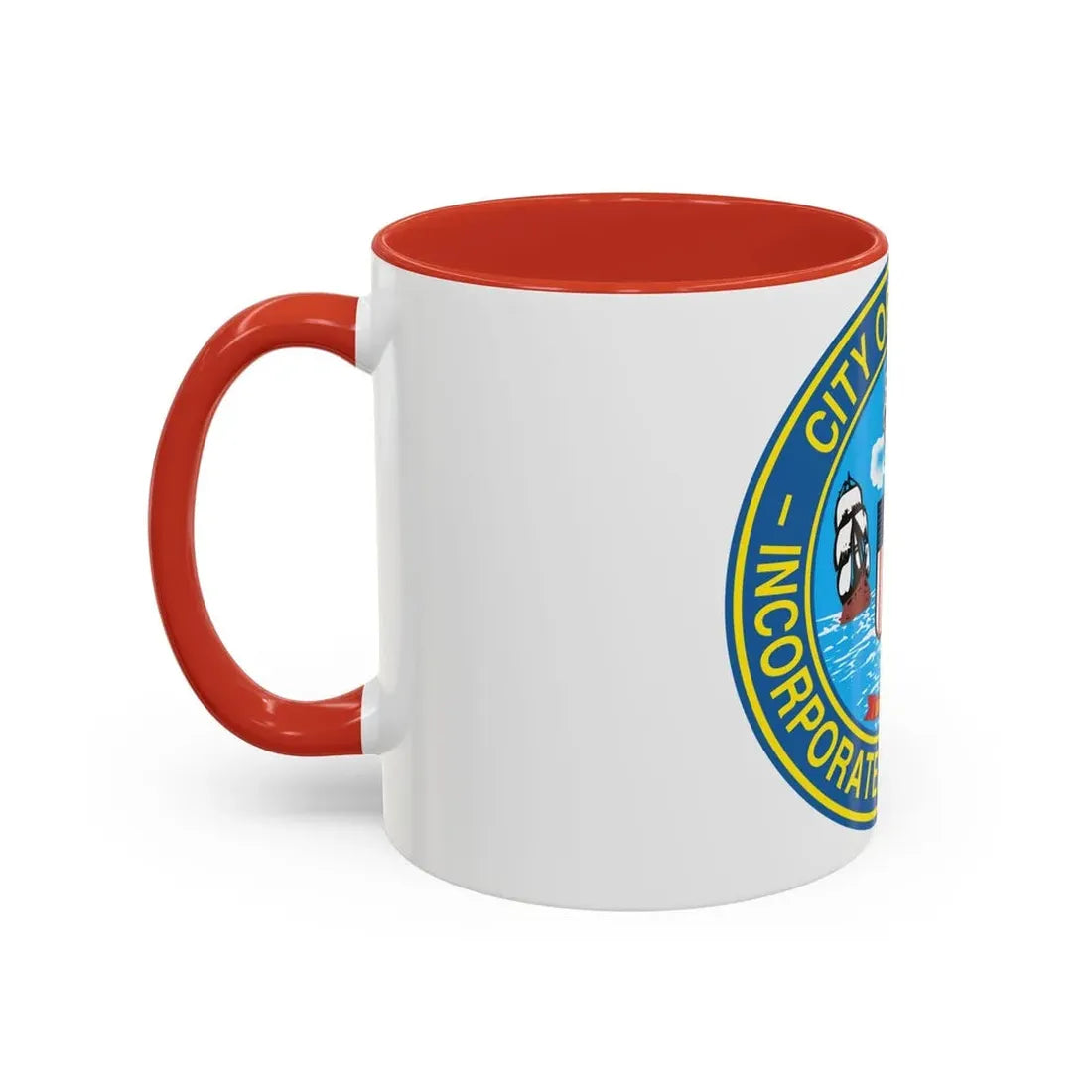 Seal of Chicago Illinois - Accent Coffee Mug - Go Mug Yourself