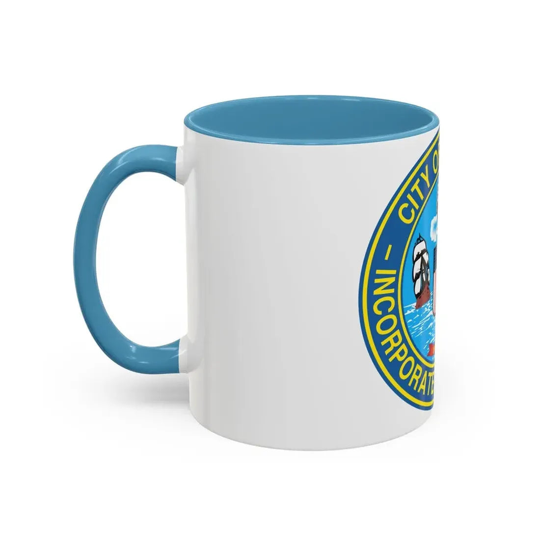 Seal of Chicago Illinois - Accent Coffee Mug - Go Mug Yourself