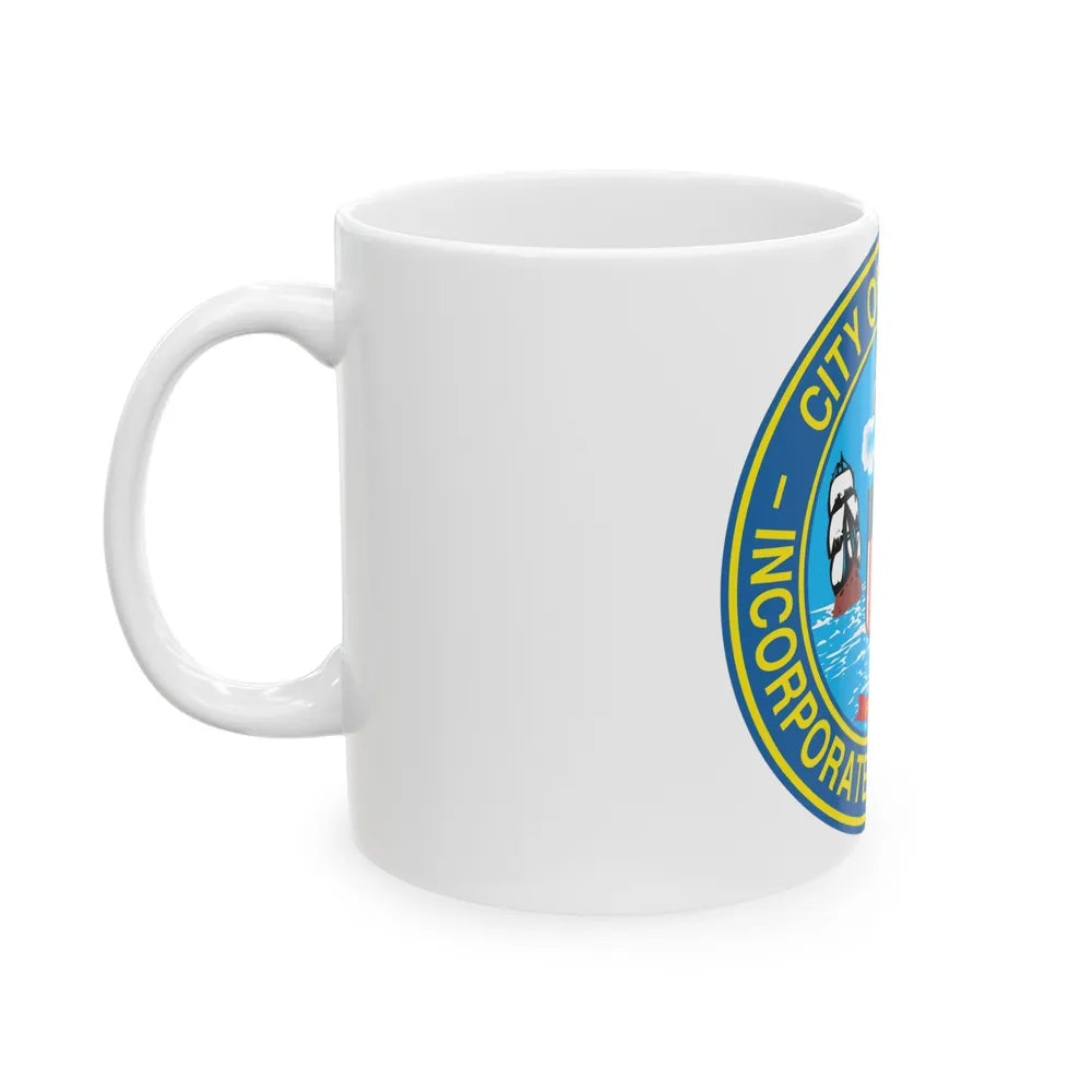 Seal of Chicago Illinois - White Coffee Mug-Go Mug Yourself