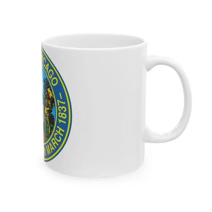 Seal of Chicago Illinois - White Coffee Mug - Go Mug Yourself