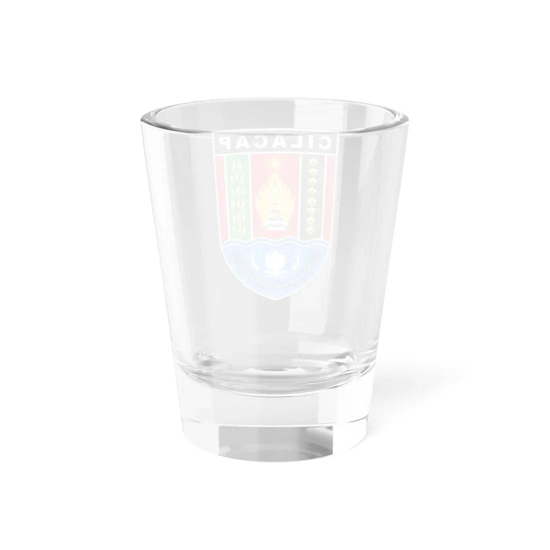 Seal of Cilacap Regency (Indonesia) (Coat of Arms) Shot Glass 1.5oz - Go Mug Yourself