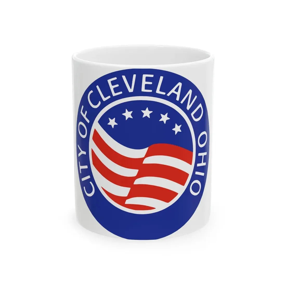 Seal of Cleveland Ohio - White Coffee Mug 11oz - Go Mug Yourself