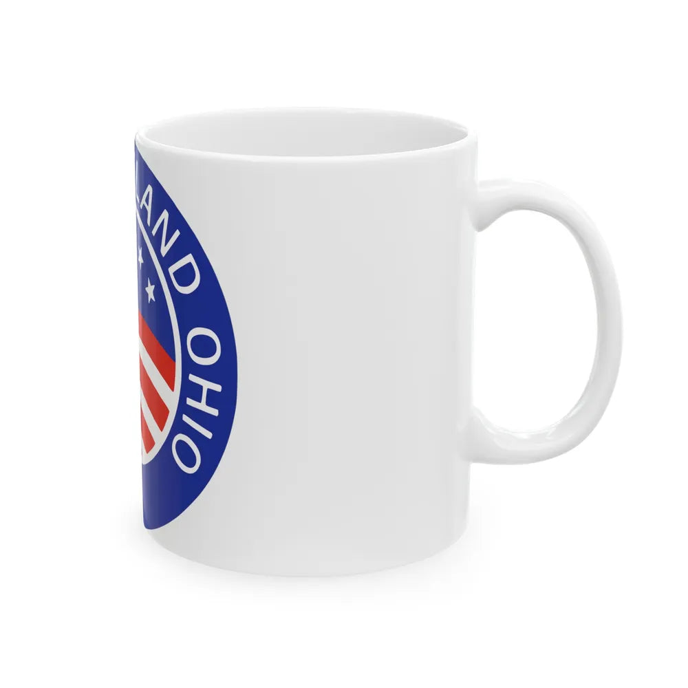 Seal of Cleveland Ohio - White Coffee Mug-Go Mug Yourself