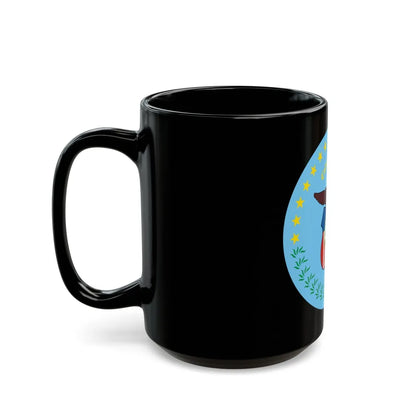 Seal of Columbus Ohio - Black Coffee Mug-Go Mug Yourself