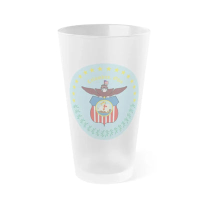 Seal of Columbus Ohio - Frosted Pint Glass 16oz 16oz Frosted - Go Mug Yourself