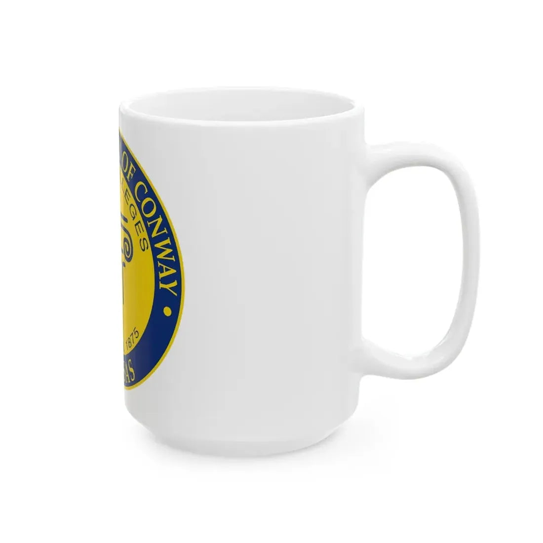 Seal of Conway Arkansas - White Coffee Mug - Go Mug Yourself