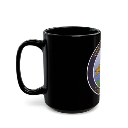 Seal of Corning NY - Black Coffee Mug-Go Mug Yourself