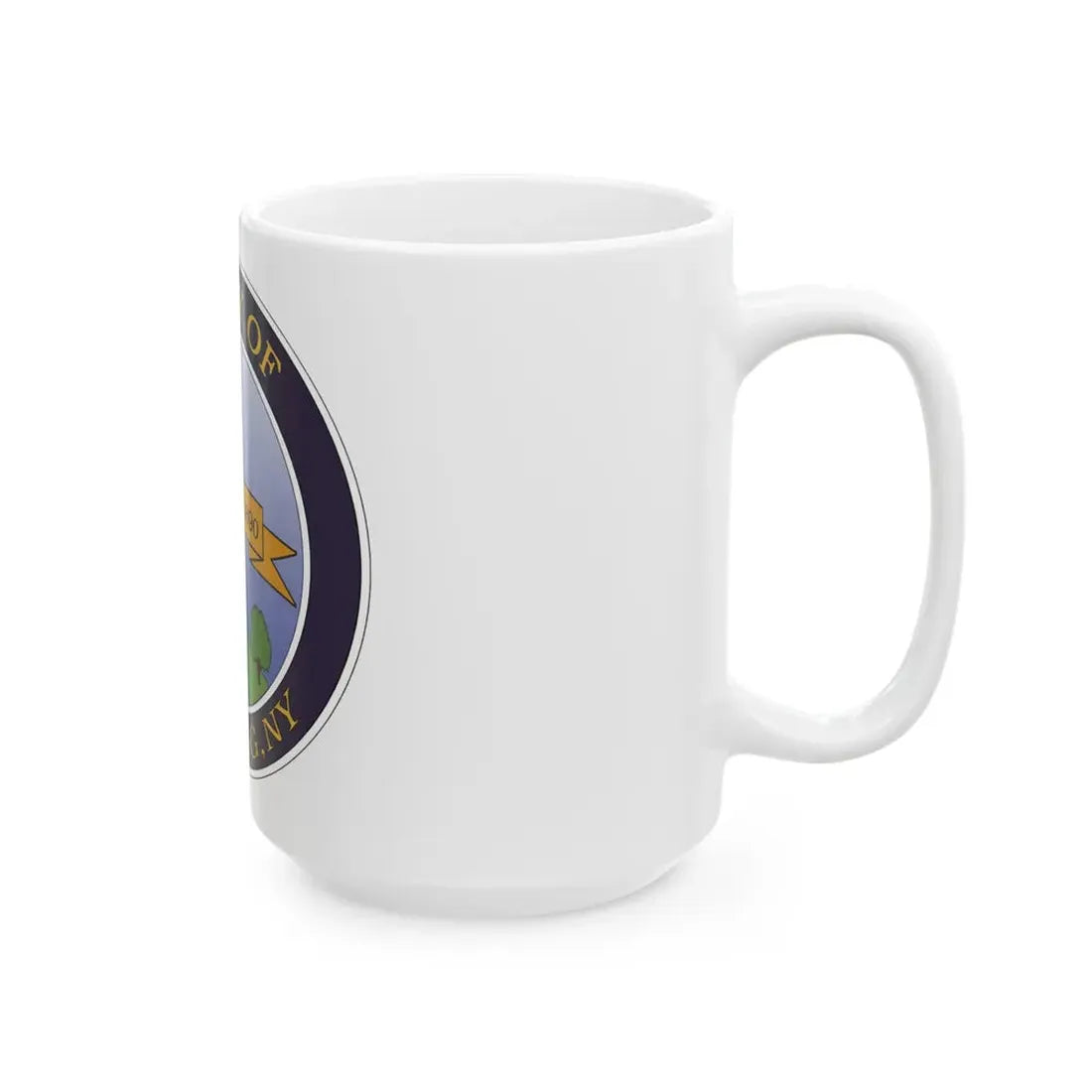 Seal of Corning NY - White Coffee Mug - Go Mug Yourself