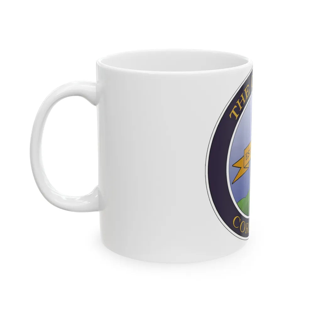 Seal of Corning NY - White Coffee Mug-Go Mug Yourself