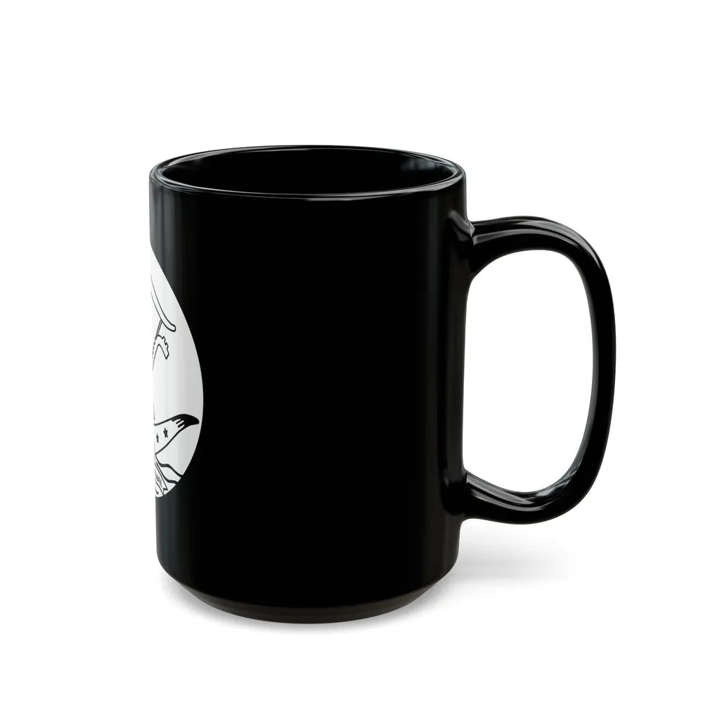 Seal of Dahomey - Black Coffee Mug-Go Mug Yourself