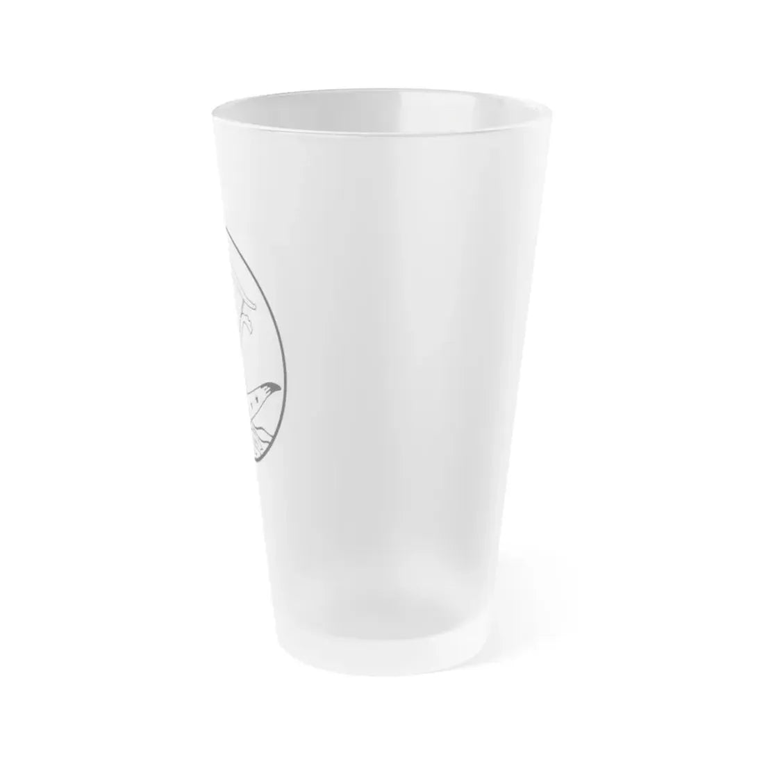 Seal of Dahomey - Frosted Pint Glass 16oz - Go Mug Yourself