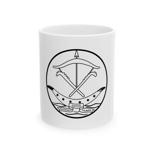 Seal of Dahomey - White Coffee Mug 11oz - Go Mug Yourself