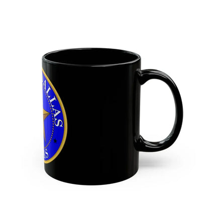 Seal of Dallas - Black Coffee Mug - Go Mug Yourself