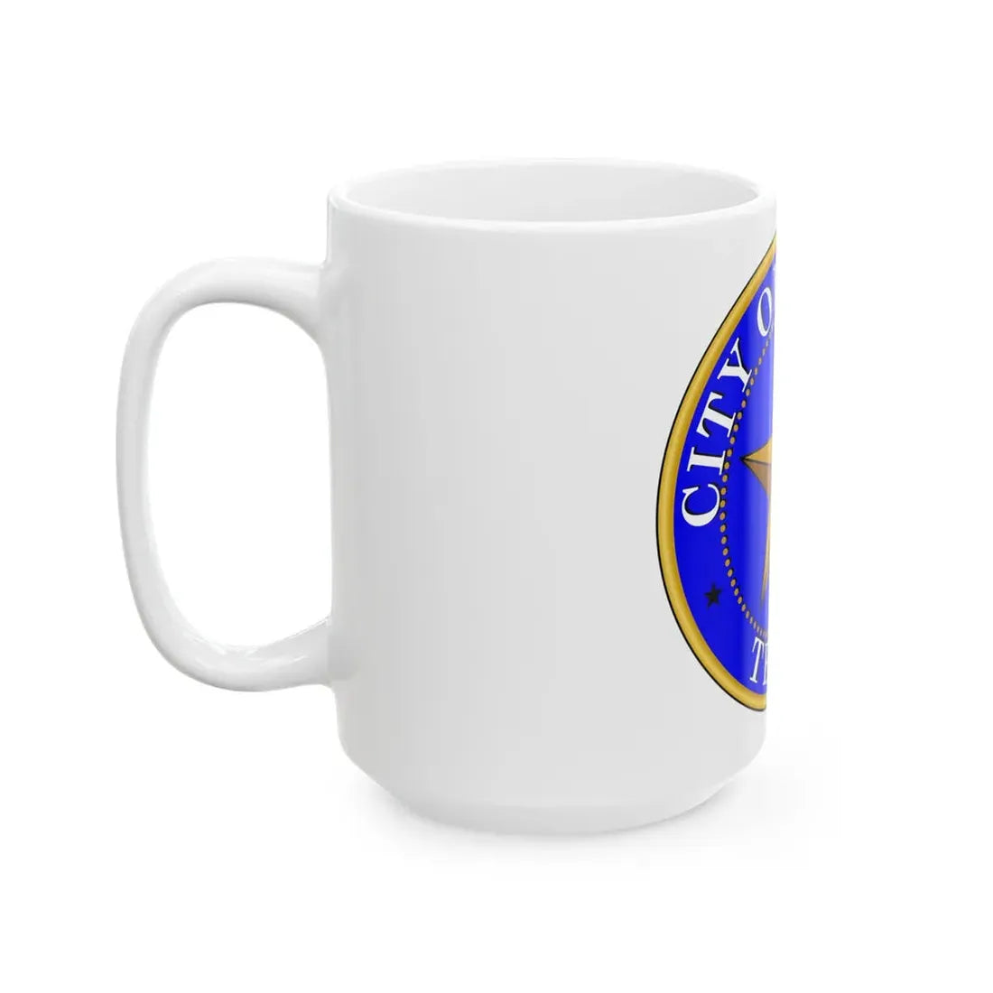 Seal of Dallas - White Coffee Mug - Go Mug Yourself