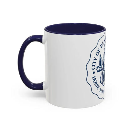Seal of Dearborn Michigan - Accent Coffee Mug - Go Mug Yourself