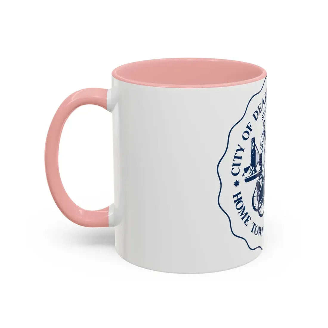 Seal of Dearborn Michigan - Accent Coffee Mug - Go Mug Yourself