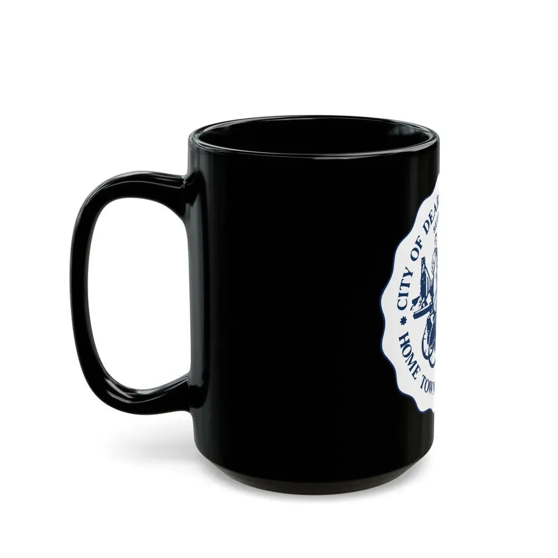 Seal of Dearborn Michigan - Black Coffee Mug - Go Mug Yourself