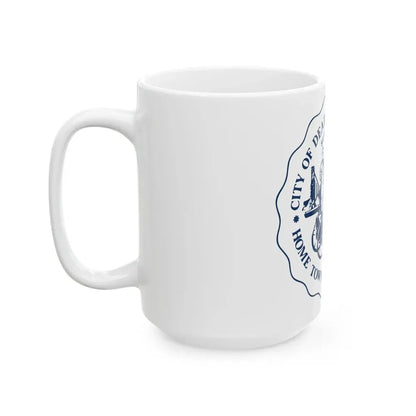 Seal of Dearborn Michigan - White Coffee Mug - Go Mug Yourself