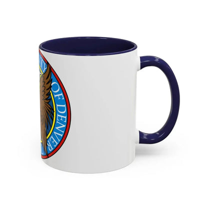 Seal of Denver - Accent Coffee Mug - Go Mug Yourself