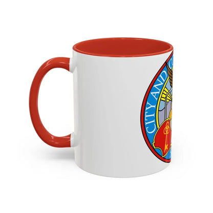 Seal of Denver - Accent Coffee Mug - Go Mug Yourself