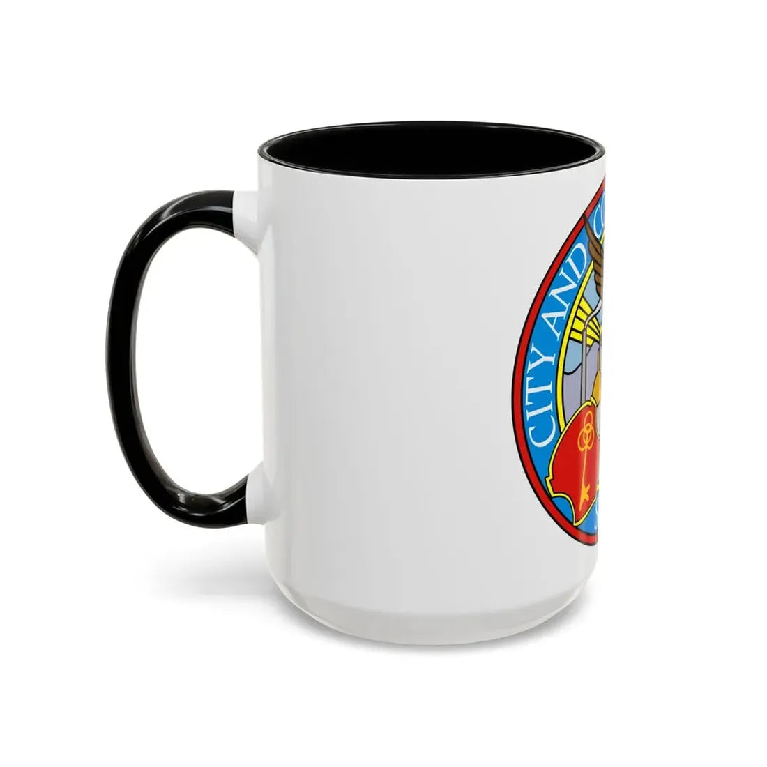 Seal of Denver - Accent Coffee Mug - Go Mug Yourself
