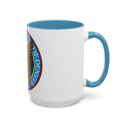 Seal of Denver - Accent Coffee Mug - Go Mug Yourself