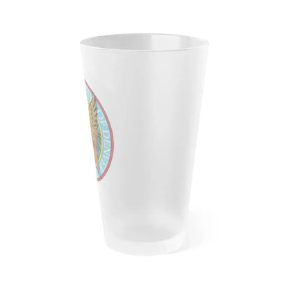 Seal of Denver - Frosted Pint Glass 16oz - Go Mug Yourself