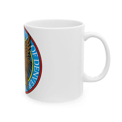 Seal of Denver - White Coffee Mug-Go Mug Yourself