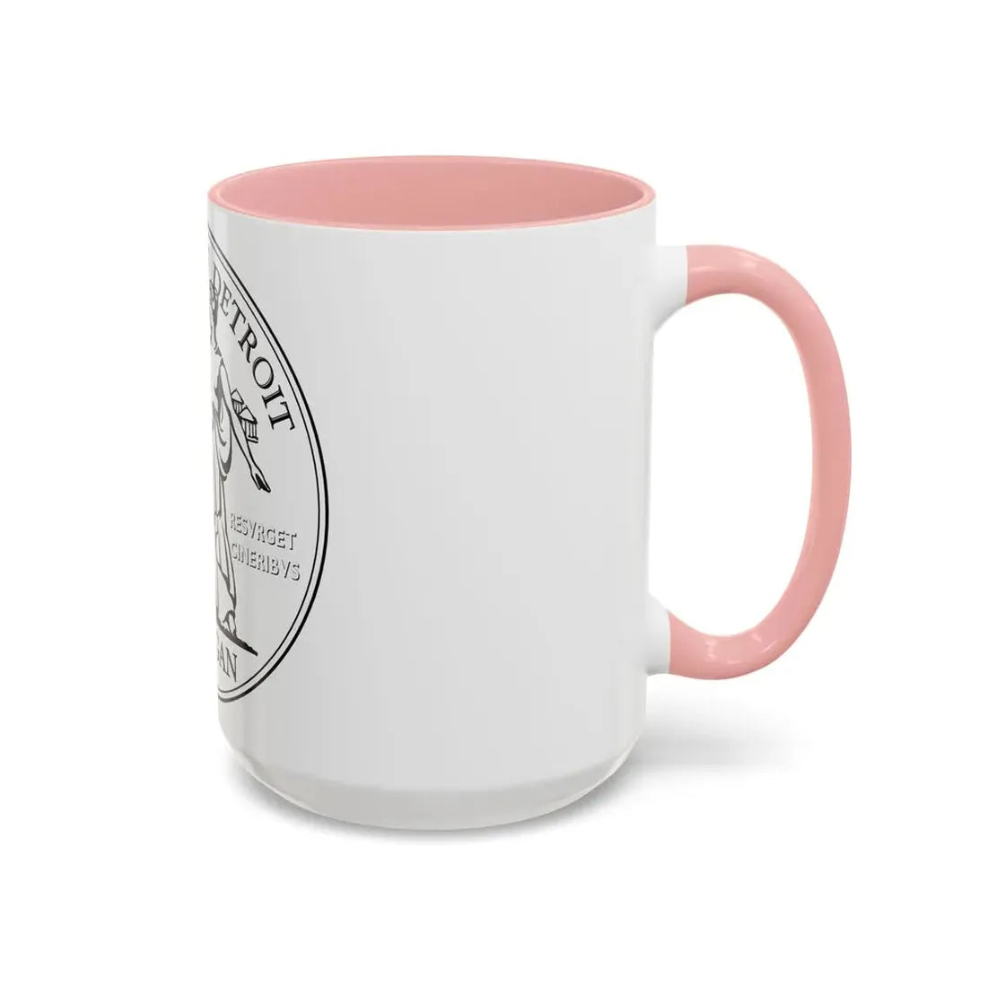 Seal of Detroit - Accent Coffee Mug - Go Mug Yourself