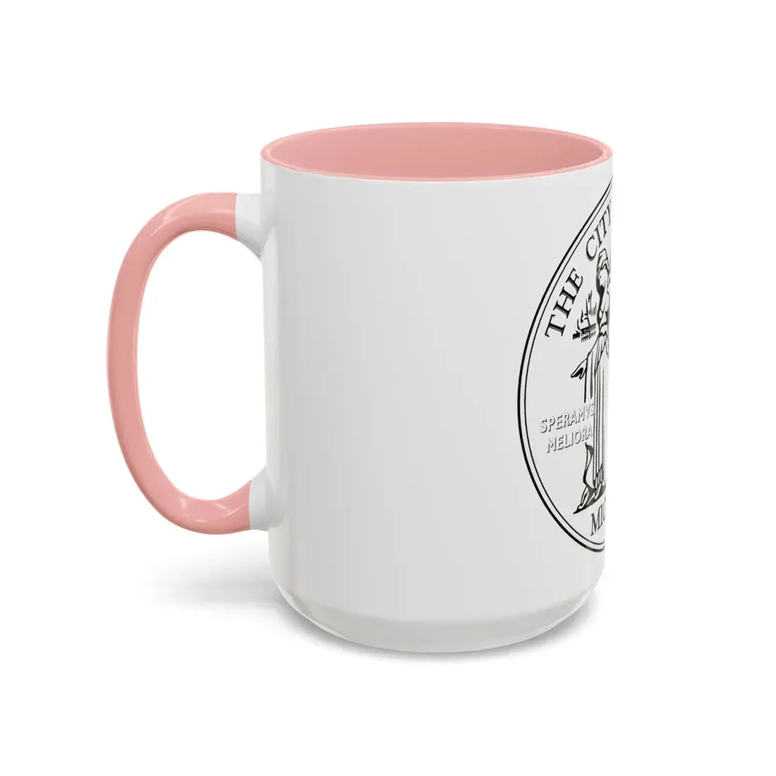 Seal of Detroit - Accent Coffee Mug - Go Mug Yourself