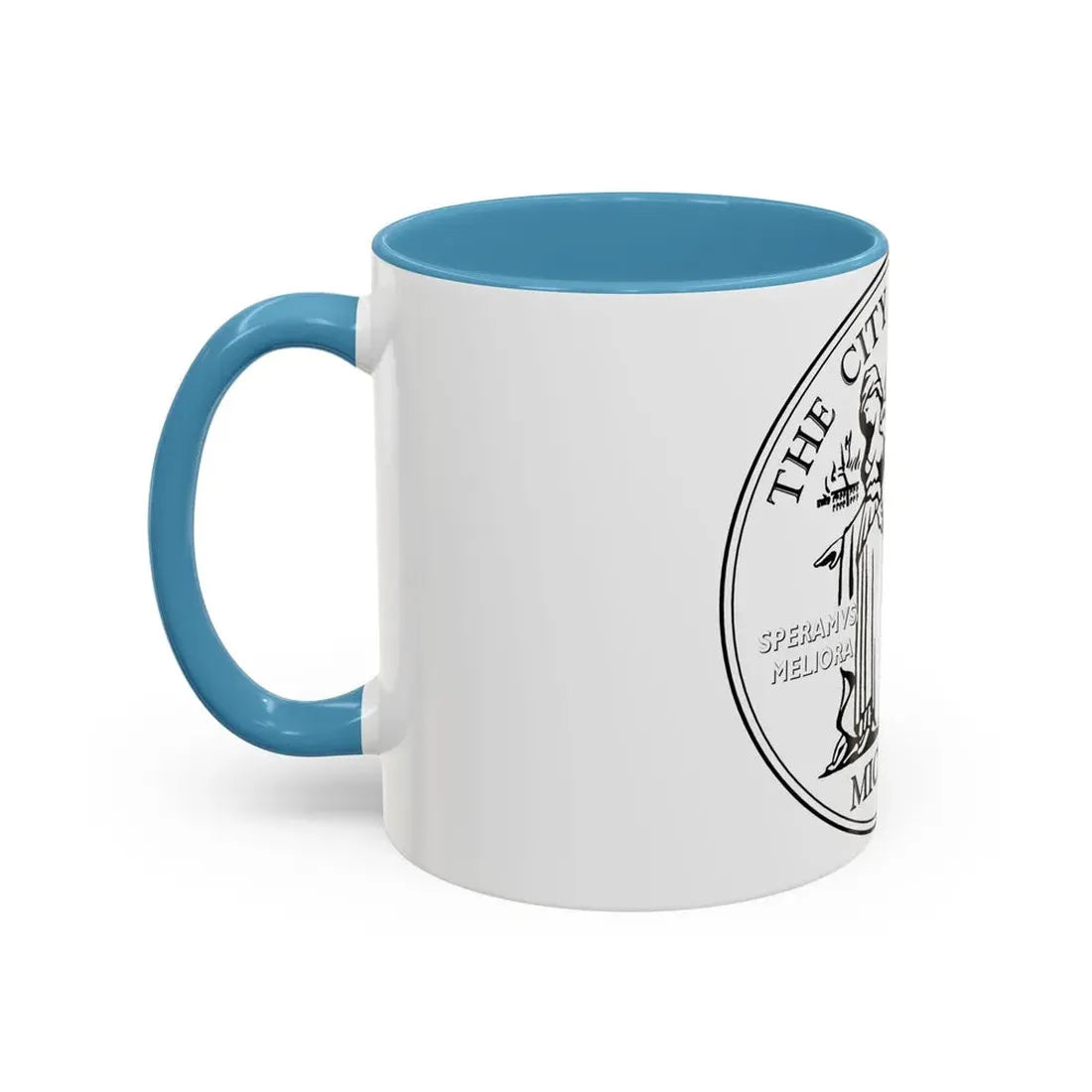 Seal of Detroit - Accent Coffee Mug - Go Mug Yourself