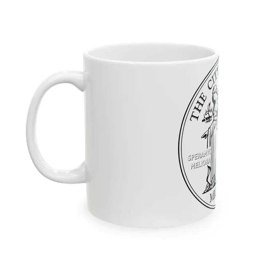 Seal of Detroit - White Coffee Mug - Go Mug Yourself