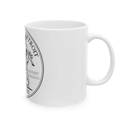 Seal of Detroit - White Coffee Mug - Go Mug Yourself