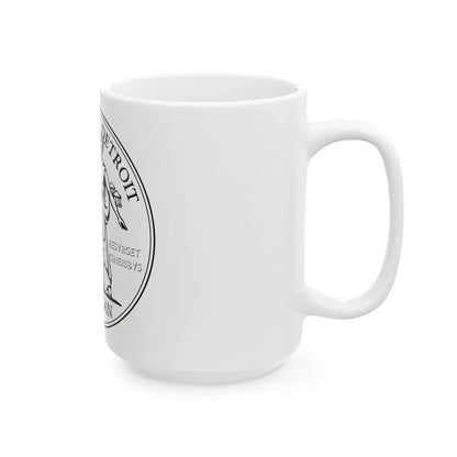 Seal of Detroit - White Coffee Mug - Go Mug Yourself